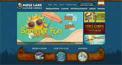 Desktop Screenshot of molelakecasino.com